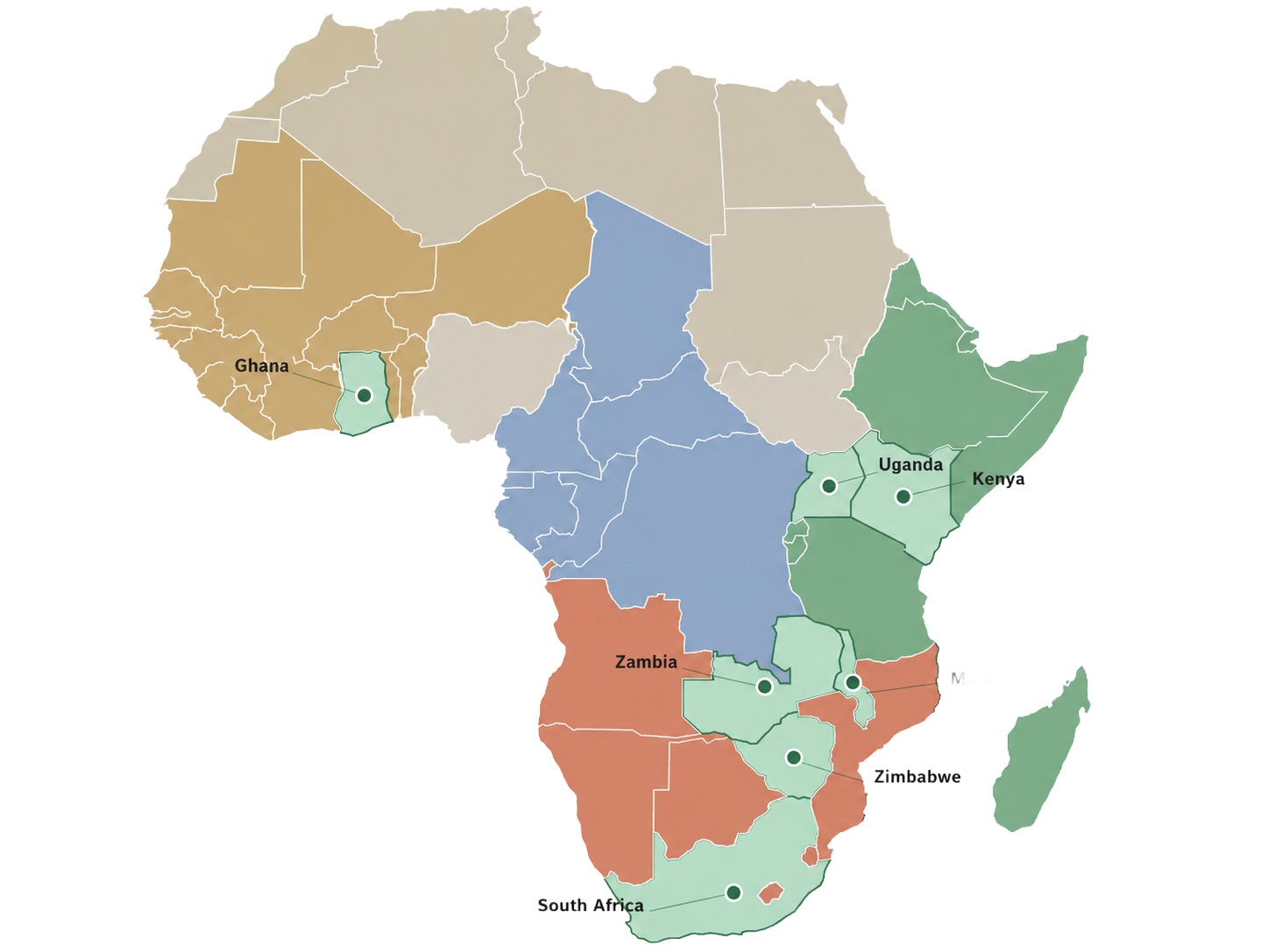 Growing african communities